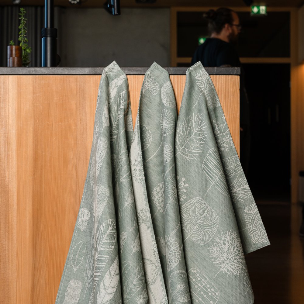 Federblatt lorbeer, 3er Set