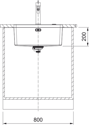 Waschbecken Mythos 55cm