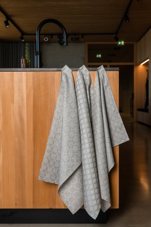 3er Set Ornament silber