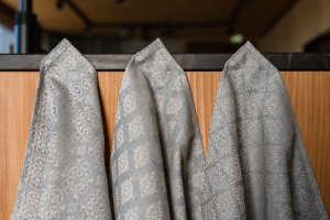 3er Set Ornament silber