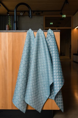 3er Set Ornament türkis