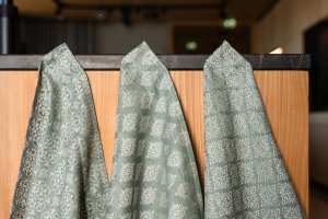 3er Set Ornament lorbeer