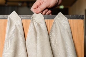 Federblatt natur, 3er Set