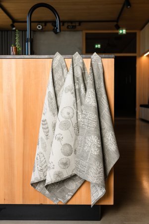 Federblatt Mocca, 3er Set