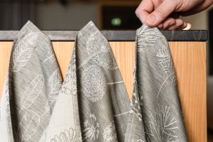 Federblatt Mocca, 3er Set