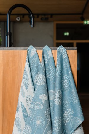 Federblatt türkis, 3er Set